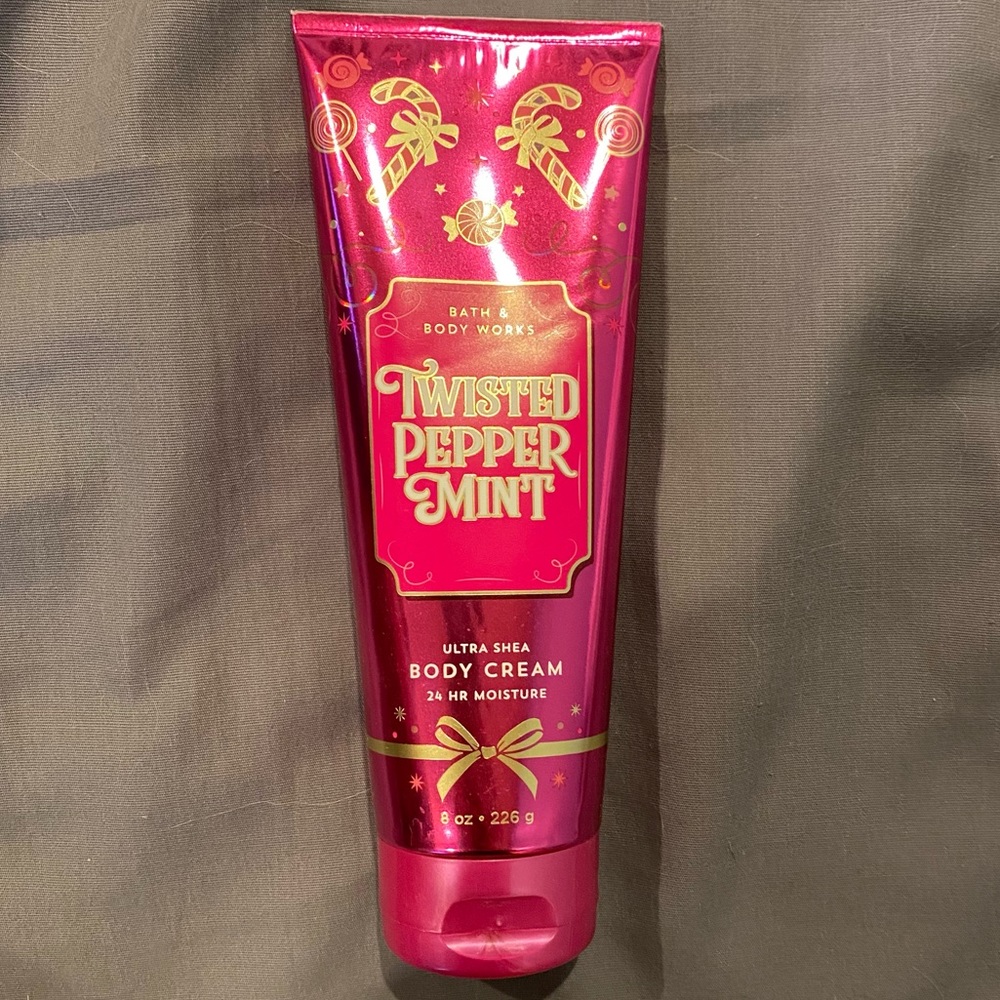 Twisted peppermint lotion